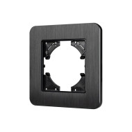Рамка алюминиевая на 1 пост Arlight FRM-AKIRY-AL-1-BK 049681