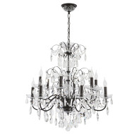 Подвесная люстра Crystal Lux ODELIS SP12 BROWN Подвесная люстра Crystal Lux ODELIS SP12 BROWN