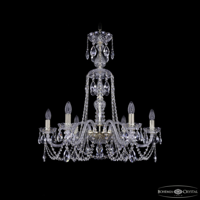 Подвесная люстра Bohemia Ivele Crystal 1402/6/240/XL-73 G Подвесная люстра Bohemia Ivele Crystal 1402/6/240/XL-73 G