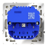 Розетка с USB, А+А Voltum S70 VLS040404 (шелк)