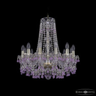 Подвесная люстра Bohemia Ivele Crystal 1410/12/195/h-60 G V7010 Подвесная люстра Bohemia Ivele Crystal 1410/12/195/h-60 G V7010