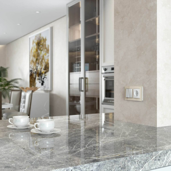 Выключатель двухклавишный Werkel 4690389184611 W1120061 Выключатель двухклавишный Werkel 4690389184611 W1120061