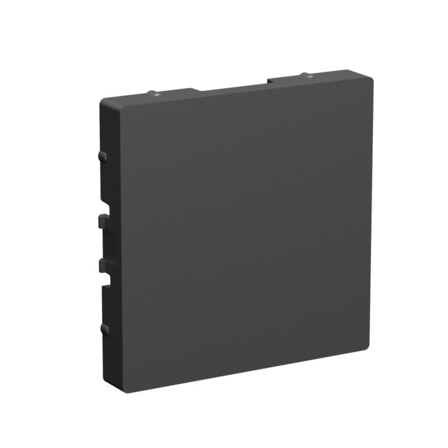 Заглушка без суппорта для многопостовых рамок Systeme Electric AtlasDesign Базальт ATN001409 Заглушка без суппорта для многопостовых рамок Systeme Electric AtlasDesign Базальт ATN001409