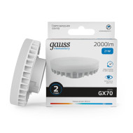 Лампа светодиодная Gauss GX70 21W 83832 матовая 83832 Лампа светодиодная Gauss GX70 21W 83832 матовая 83832