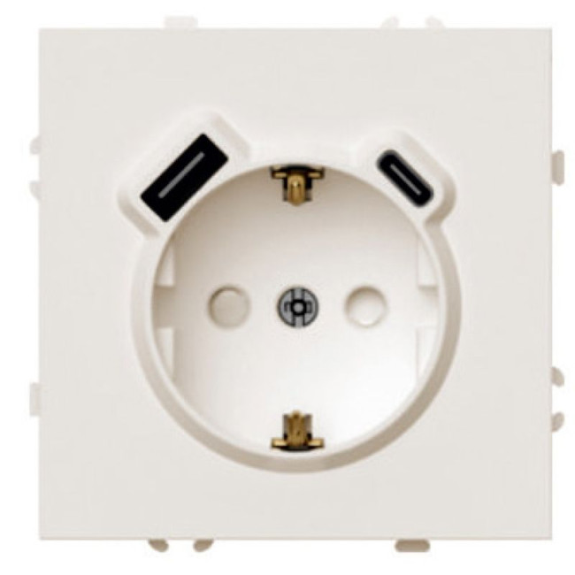 Розетка 1-местная з/ш с/з 16А + USB + Type C (механизм) Stekker Эмили RST16-5119-08 кашемир soft touch 50360 Розетка 1-местная з/ш с/з 16А + USB + Type C (механизм) Stekker Эмили RST16-5119-08 кашемир soft touch 50360
