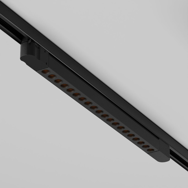 Трековый трехфазный светильник Maytoni Points TR195-3-20W2.7K-M-B Трековый трехфазный светильник Maytoni Points TR195-3-20W2.7K-M-B