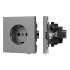 Механизм электрической розетки Arlight SCT-TENDO-MEU1-PL-GR (230V, 16A) 054080 Механизм электрической розетки Arlight SCT-TENDO-MEU1-PL-GR (230V, 16A) 054080