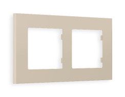 Рамка двухместная Ambrella Volt Qubi AF250362