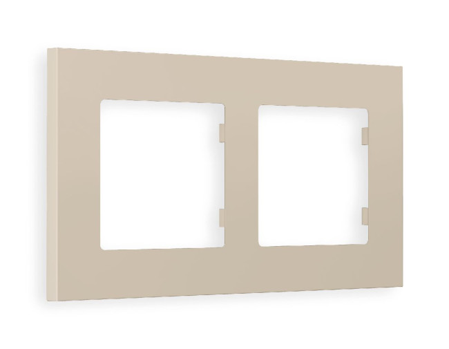 Рамка двухместная Ambrella Volt Qubi AF250362 Рамка двухместная Ambrella Volt Qubi AF250362