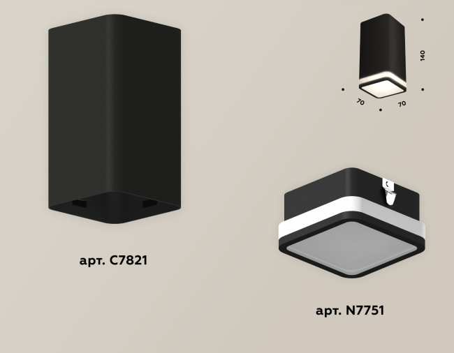 Потолочный светильник Ambrella Light Techno Spot XS7821020 (C7821, N7751) Потолочный светильник Ambrella Light Techno Spot XS7821020 (C7821, N7751)