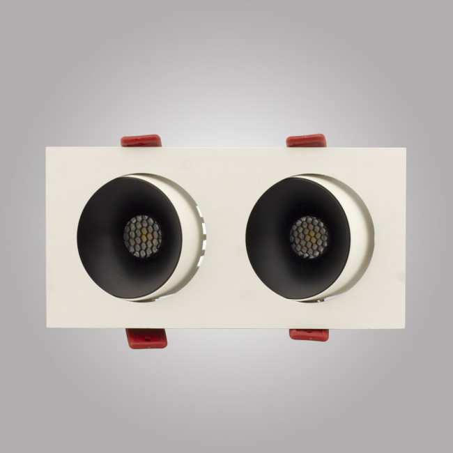 Встраиваемый светильник AM Group AM480-2 BK+WH 15,4W Встраиваемый светильник AM Group AM480-2 BK+WH 15,4W