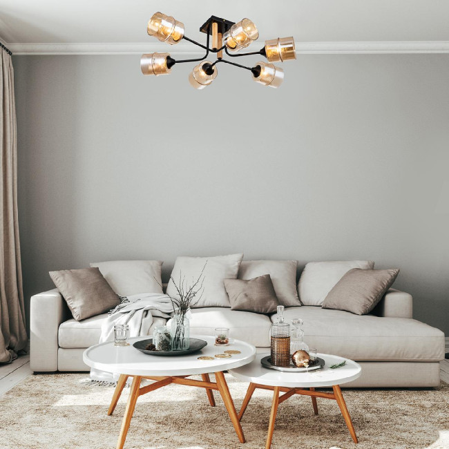 Потолочная люстра Escada Mondrian 699/6P Потолочная люстра Escada Mondrian 699/6P