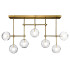 Потолочный светильник Delight Collection Globe Mobile KG0835P-7A brass