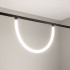 Трековый магнитный светильник Arlight MAG-ORIENT-TUBE-ELASTIC-2620-R30-L1000-14W Day4000 (BK, 360 deg, 48V) 041643