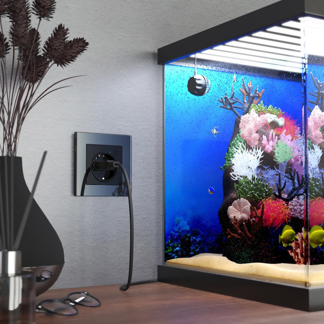 Розетка Wi-Fi Werkel черный матовый W1171608 4690389176098 Розетка Wi-Fi Werkel черный матовый W1171608 4690389176098