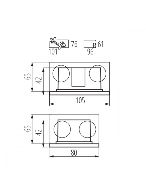 Подсветка для лестниц и ступеней Kanlux Glasi Led 3W P NW-W 33693 Подсветка для лестниц и ступеней Kanlux Glasi Led 3W P NW-W 33693