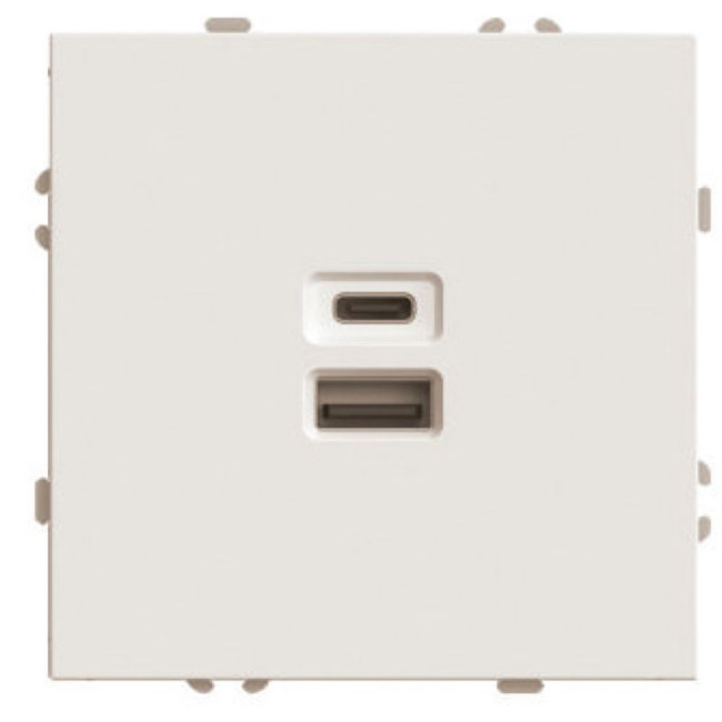 Розетка 2-местная USB + Type C (механизм) Stekker Эмили 250В 20W RST10-5115-08 кашемир soft touch 49905 Розетка 2-местная USB + Type C (механизм) Stekker Эмили 250В 20W RST10-5115-08 кашемир soft touch 49905