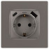 Розетка со шторками с USB type-A+C Эра 12-4108-16 Б0067762 Розетка со шторками с USB type-A+C Эра 12-4108-16 Б0067762
