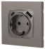 Розетка со шторками с USB type-A+C Эра 12-4108-16 Б0067762 Розетка со шторками с USB type-A+C Эра 12-4108-16 Б0067762