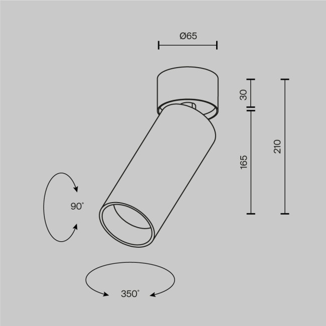 Спот Maytoni Technical Focus Led C055CL-L20W2.7-3-4K-M-W Спот Maytoni Technical Focus Led C055CL-L20W2.7-3-4K-M-W