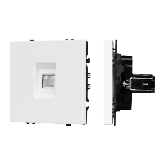 Механизм компьютерной розетки Arlight SCT-NOBE-MPC1-SFPL-WH (RJ-45, CAT6) 054304 Механизм компьютерной розетки Arlight SCT-NOBE-MPC1-SFPL-WH (RJ-45, CAT6) 054304