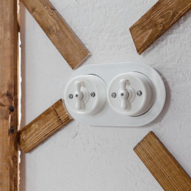 Выключатель на 4 положения двухклавишный Werkel Ретро 4690389166730 W5620001 a051310