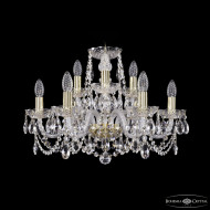 Подвесная люстра Bohemia Ivele Crystal 1402/6+3/195 G