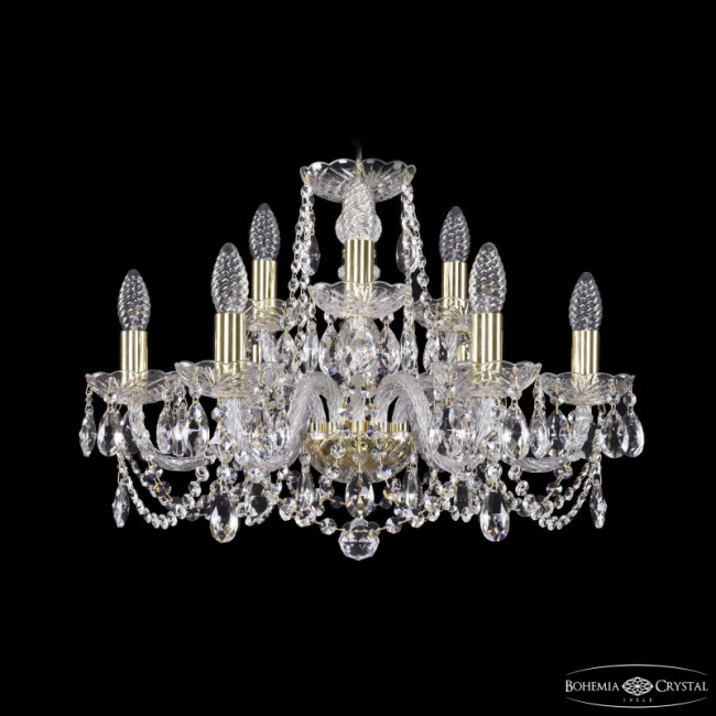 Подвесная люстра Bohemia Ivele Crystal 1402/6+3/195 G