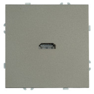 Розетка HDMI 2.0 Type A (механизм) Stekker Эмили RST00-5118-09 антрацит soft touch 50168