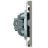 Розетка HDMI 2.0 Type A (механизм) Stekker Эмили RST00-5118-09 антрацит soft touch 50168 Розетка HDMI 2.0 Type A (механизм) Stekker Эмили RST00-5118-09 антрацит soft touch 50168