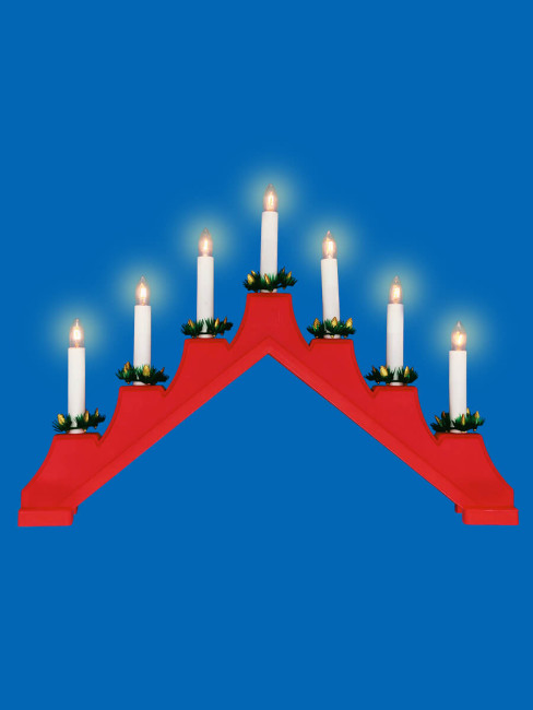 Фигурка «Новогодняя горка» Uniel (UL-00007387) UDL-L7101-007/SWA/WW Red Bridge