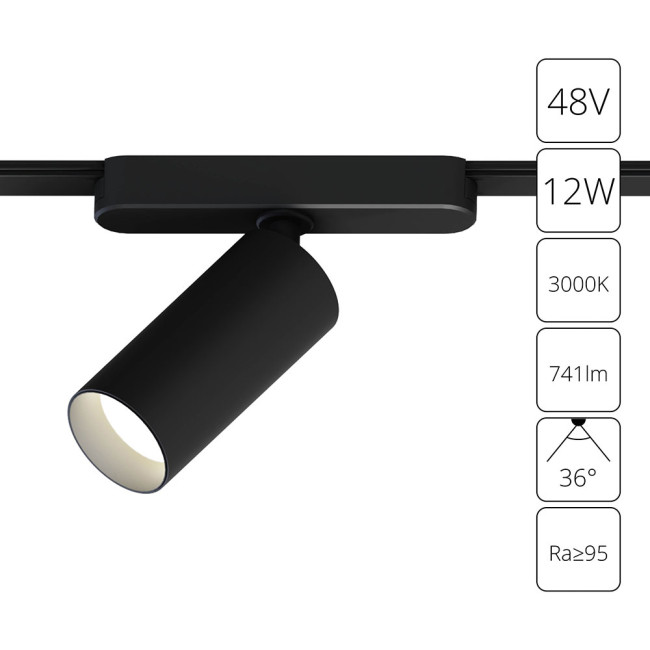 Трековый магнитный светильник Arte Lamp Rapid A1158PL-1BK Трековый магнитный светильник Arte Lamp Rapid A1158PL-1BK