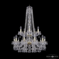 Подвесная люстра Bohemia Ivele Crystal 1409/10+5/240/h-91/2d G