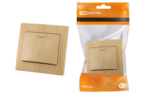 Выключатель одноклавишный с подсветкой Таймыр TDM Electric SQ1814-0204