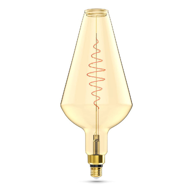 Лампа светодиодная филаментная Gauss E27 8,5W 2000K янтарная 180802105