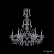 Подвесная люстра Bohemia Ivele Crystal 1409/6/240/XL-75 Ni Подвесная люстра Bohemia Ivele Crystal 1409/6/240/XL-75 Ni