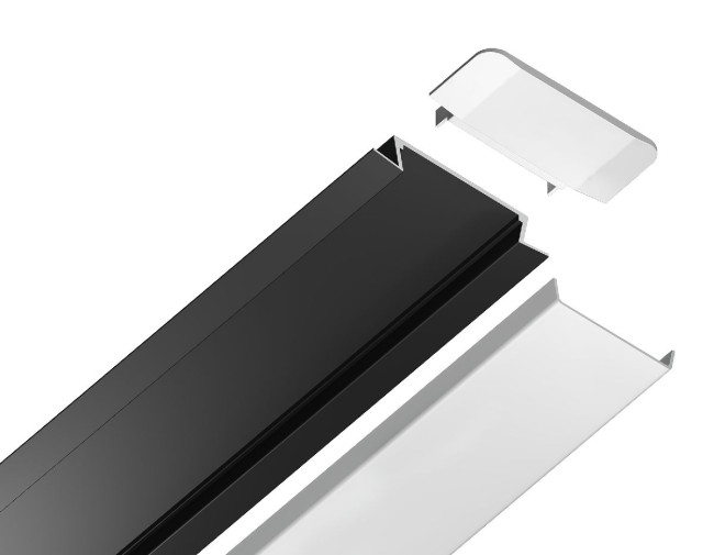 Алюминиевый встраиваемый профиль Ambrella Light Alum Profile GP1100BK Алюминиевый встраиваемый профиль Ambrella Light Alum Profile GP1100BK