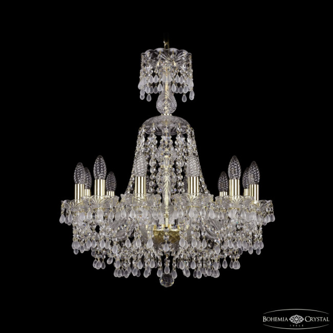 Подвесная люстра Bohemia Ivele Crystal 1410/12/195/XL-67 G V0300