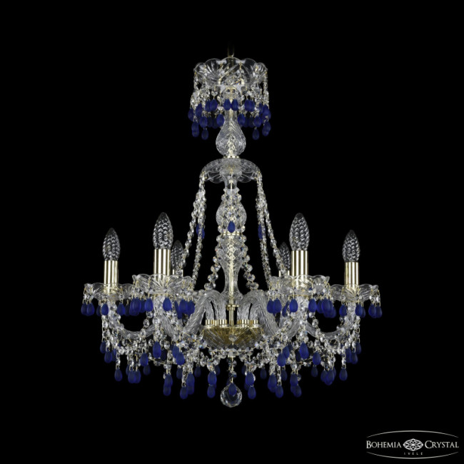 Подвесная люстра Bohemia Ivele Crystal 1410/6/195/XL-66 G V3001