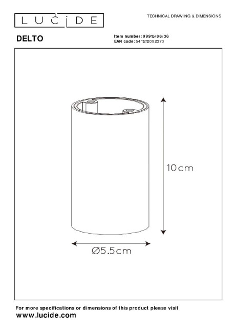 Накладной светильник Lucide Delto 09915/06/36 Накладной светильник Lucide Delto 09915/06/36