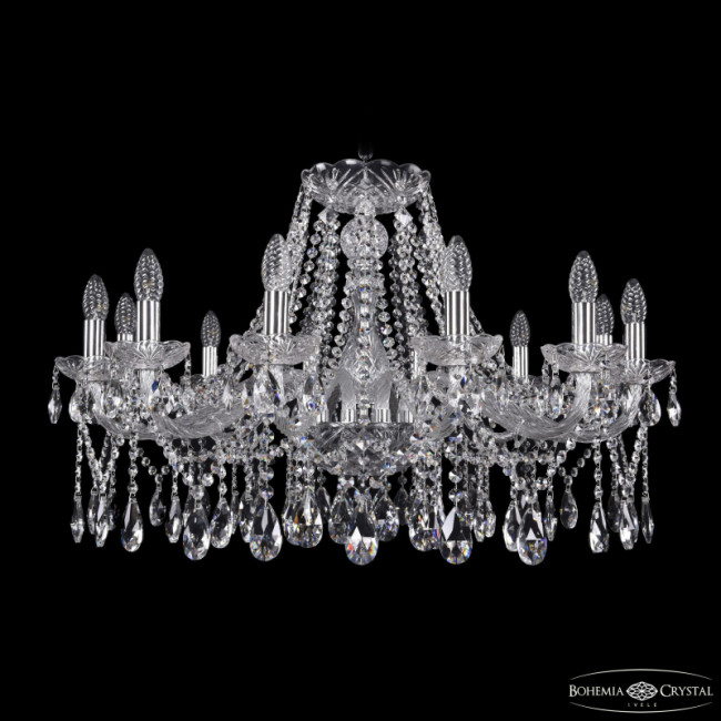 Подвесная люстра Bohemia Ivele Crystal 1413/12/300 Ni