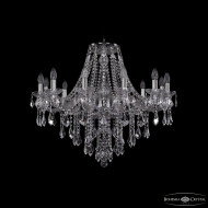 Подвесная люстра Bohemia Ivele Crystal 1415/12/300 Ni Leafs