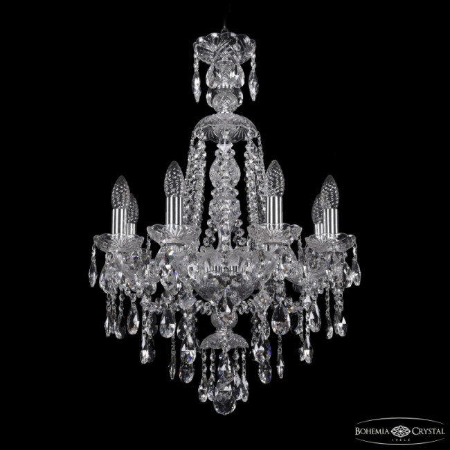 Подвесная люстра Bohemia Ivele Crystal 1415/8/165/XL-70 Ni