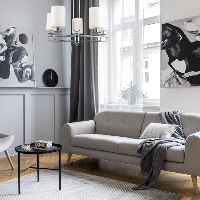 Люстра на штанге Escada Eclipse 10166/5PL Chrome Люстра на штанге Escada Eclipse 10166/5PL Chrome