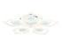 Потолочная люстра Ambrella Light Acrylica Original FA4292