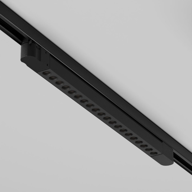 Трековый трехфазный светильник Maytoni Points TR195-3-20W4K-M-B Трековый трехфазный светильник Maytoni Points TR195-3-20W4K-M-B