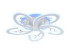 Потолочная светодиодная люстра Ambrella Light Acrylica Original FA512
