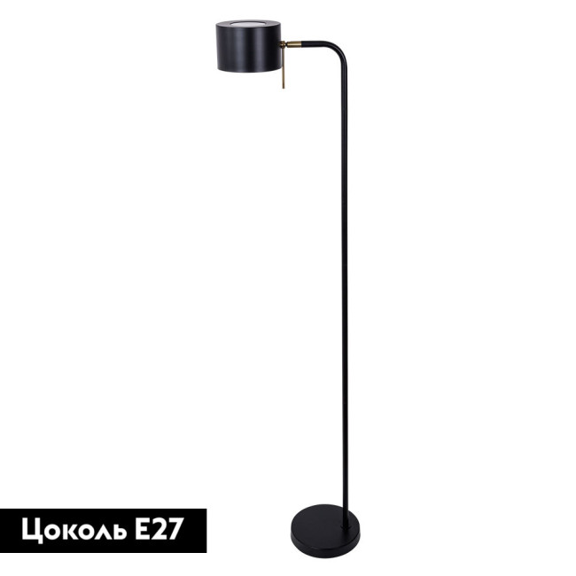 Торшер Arte Lamp Sebastian A7051PN-1BK Торшер Arte Lamp Sebastian A7051PN-1BK