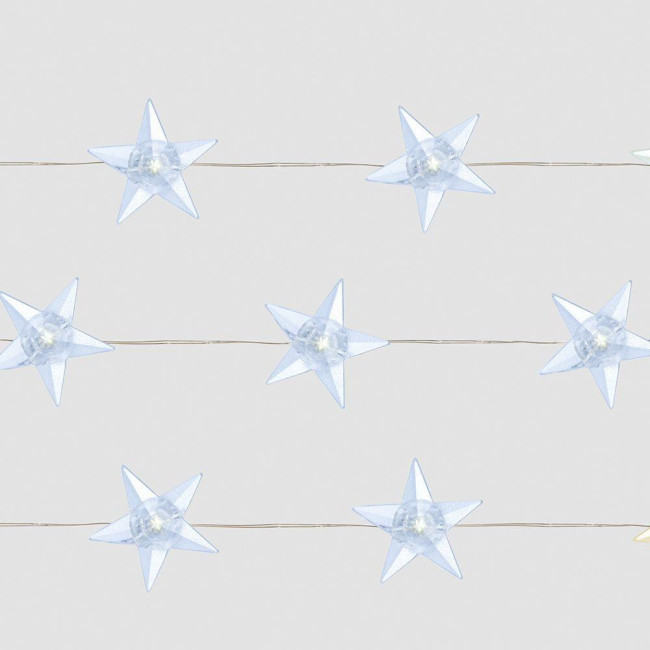 Светодиодная гирлянда Feron Звездочки USB белый без мерцания CL572 41648 Светодиодная гирлянда Feron Звездочки USB белый без мерцания CL572 41648