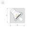 Профиль с экраном Arlight SL-KANT-H10-SQUARE-2000 IRON GREY (Алюминий+пластик) 055325
